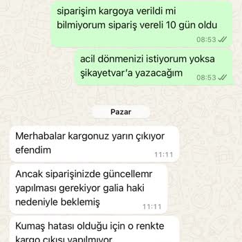 Kargo Gecikmesi Ve İletişim Eksikliği