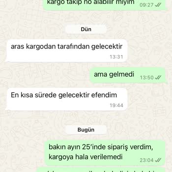 Kargo Gecikmesi Ve İletişim Eksikliği