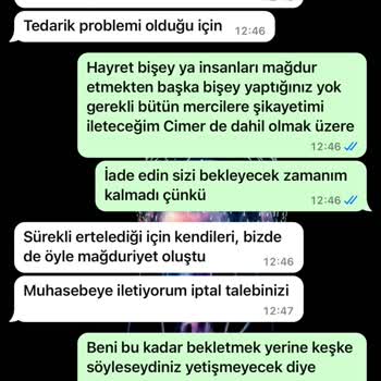 Sedye Takımı Siparişimde Yaşanan Mağduriyet