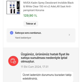 Hepsiburada'da İptal Edilen Siparişler Ve Premium Üyelik Hayal Kırıklığı