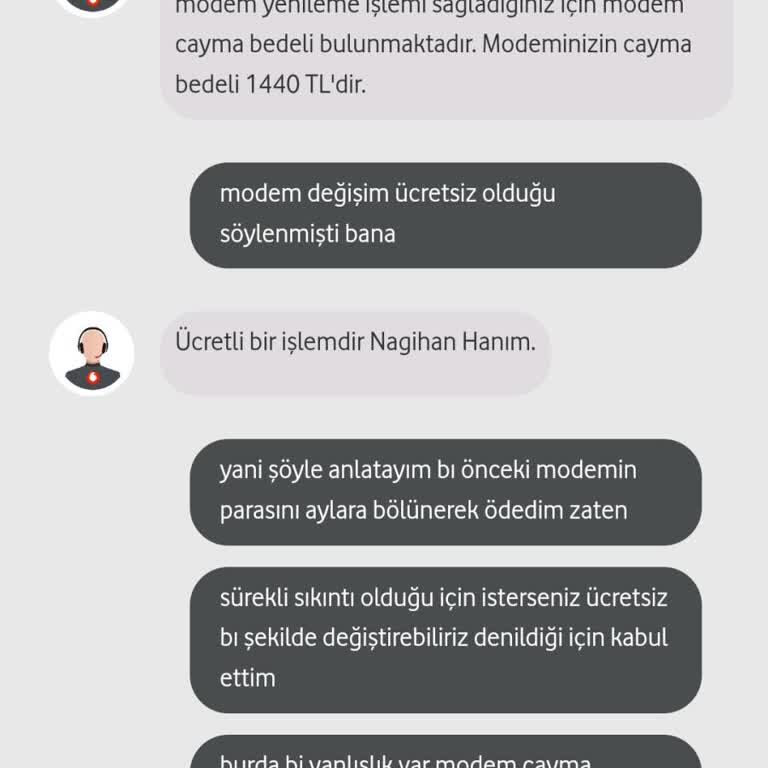 Modem Değişiminde Cayma Bedeli Sorunu