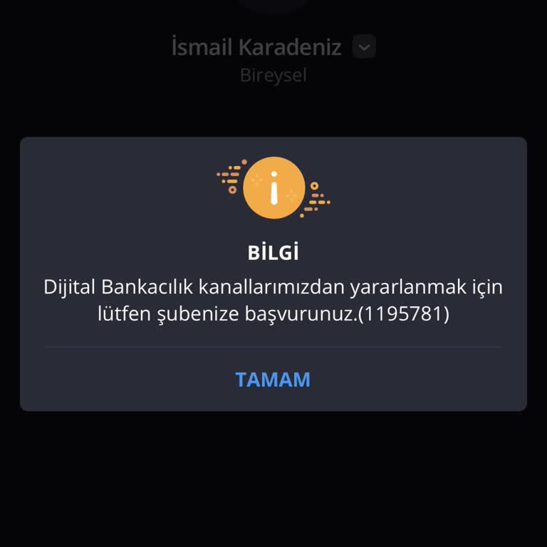 Mobil Bankacılık Erişim Sorunu