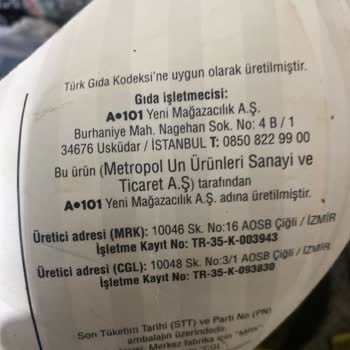 A101'den Aldığım Ürünlerde Hijyen Sorunu