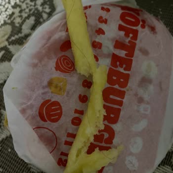 Burger King Siparişimde Hijyen Sorunu: Patateste Saç Teli!