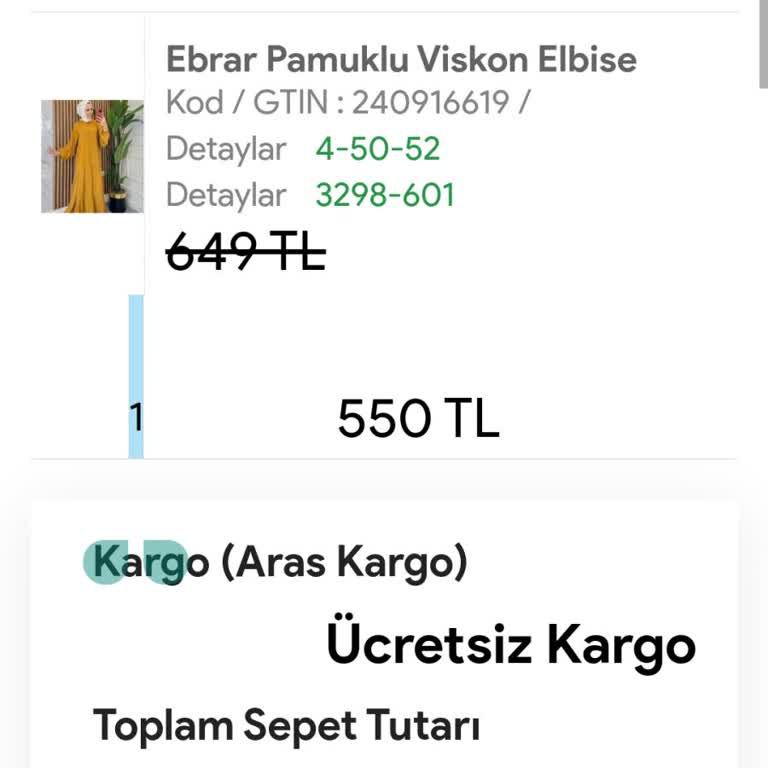 Yanlış Beden Elbisesi Ve İade Sorunu
