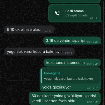 Gece Yarısı Çiğköfte Kabusu: Sipariş Gecikmesi Ve Kaba Tavırlar