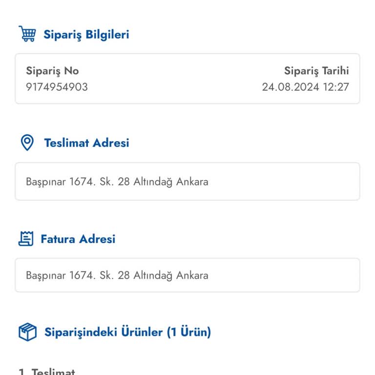 Şok Market Ve Aras Kargo Arasında Kaybolan Sipariş