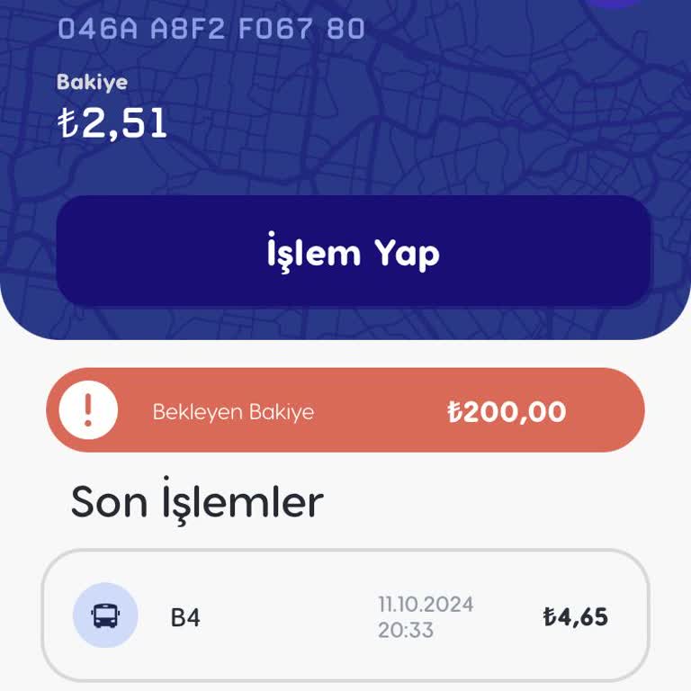 Bursakart'ta Bakiye Sorunu