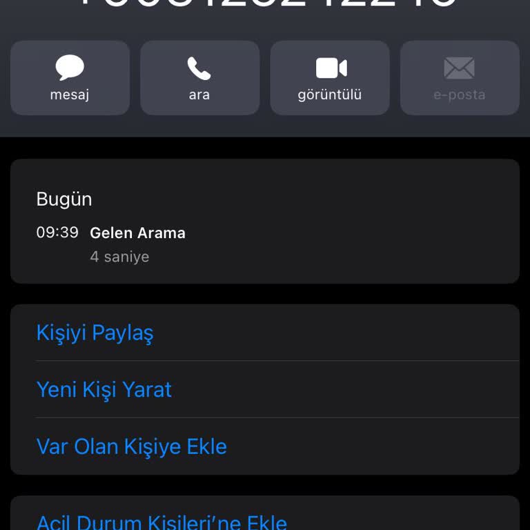 Bilinmeyen Numaradan Gelen Şüpheli Aramalar