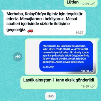Yanlış Gönderim Ve İlgisizlikle Karşılaştım