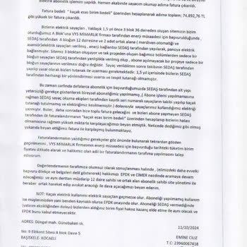 SEDAŞ Enerji'nin Haksız Fatura Uygulaması Ve Mağduriyetimiz