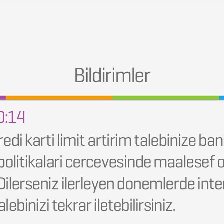 Kredi Kartı Limit Artışı Engeli Ve Anlaşılmaz Politika