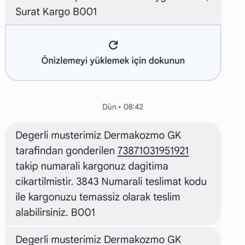Kayıp Kargo Ve Yanıltıcı Bilgilendirme Sorunu
