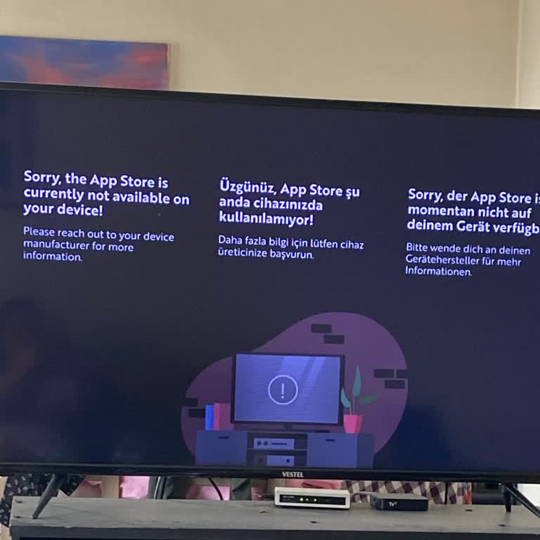 Vestel TV'de App Store Erişim Sorunu!