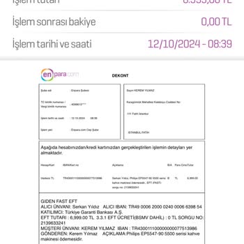 Opasaj.com'da İletişim Sorunu Ve Geri Ödeme Beklentisi