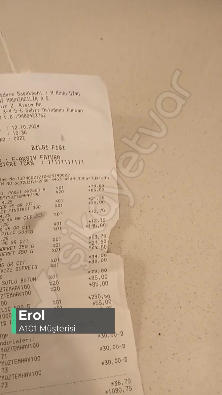 A101 Fiyatlar Birbirini Tutmuyor! videonun kapak resmi