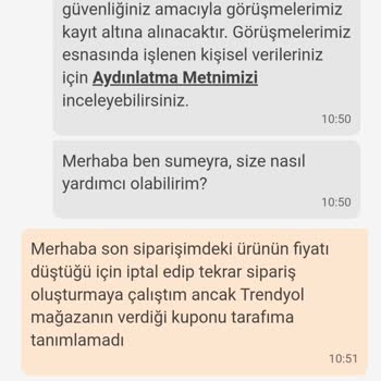 Trendyol Kupon Mağduriyeti: İptal Edilen Sipariş Ve Kullanılamayan İndirim