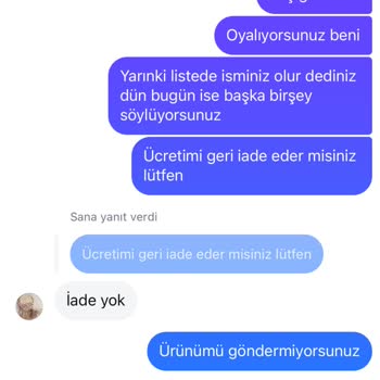 Teslim Edilmeyen Ürün Ve İade Sorunu