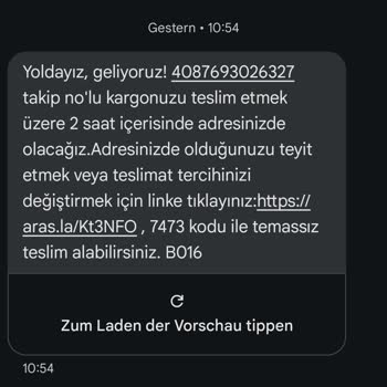 Aras Kargo Teslimat Gecikmesi Ve İletişim Sorunları!