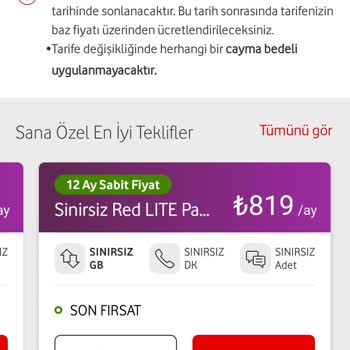 Vodafone'dan Uçuk Zam Farkı Şikayeti