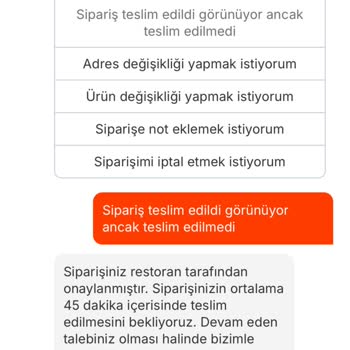 Teslim Edilmeyen Sipariş Ve İade Sorunu