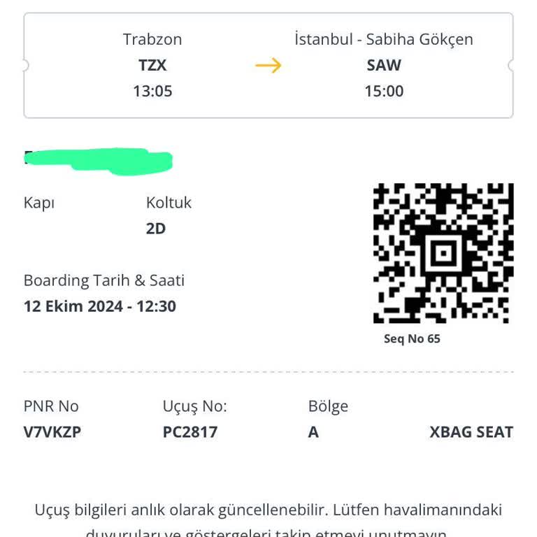 Pegasus'ta Koltuk Değişikliği Ve Personel Sorunu