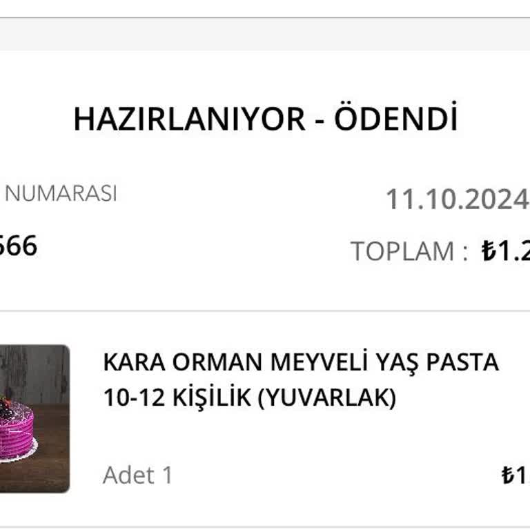 Liva Pastanesi | Livapastacilik.com Doğum Günü Pastası Hayal Kırıklığı