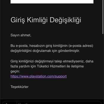 PS Hesabımın İzinsiz Değişikliği Ve Kredi Kartı Sorunu
