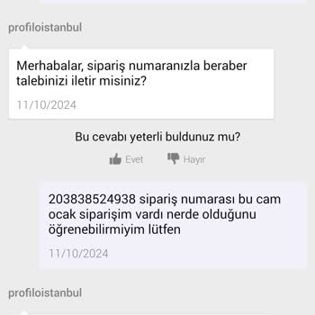 Teslim Edilmeyen Ürün Ve İletişim Sorunları