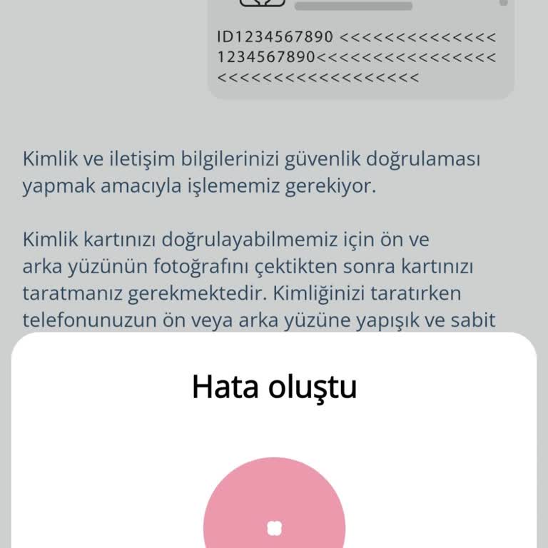 Mobil Uygulama Şifre Blokesi Ve Kimlik Doğrulama Sorunu