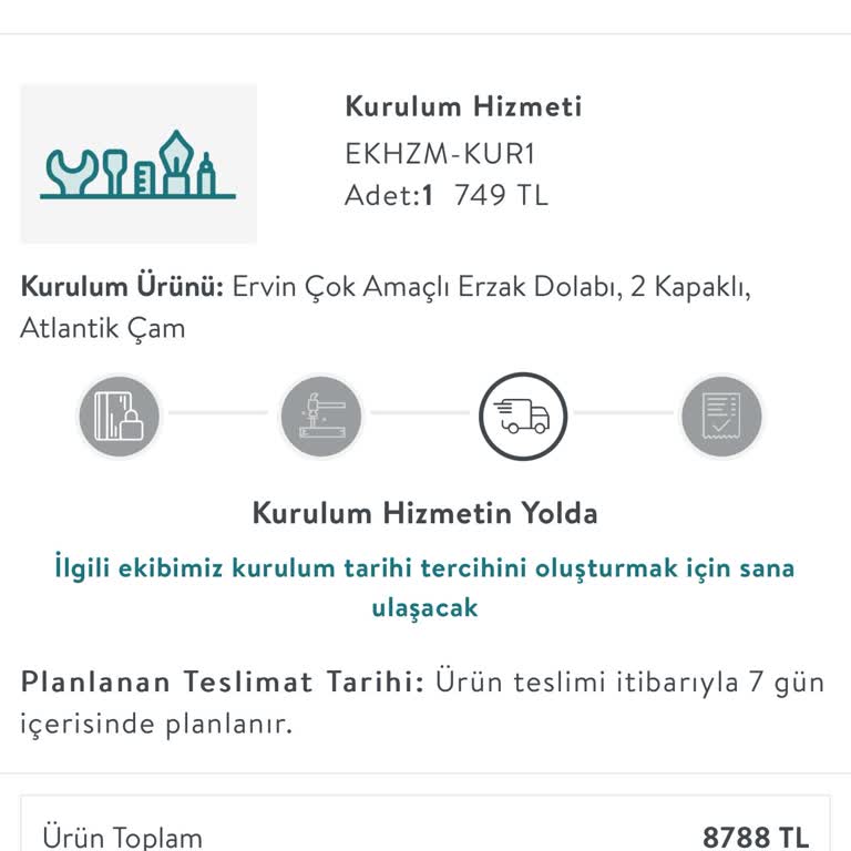 Vivense'den Alınan Dolap İçin Kurulum Sorunu