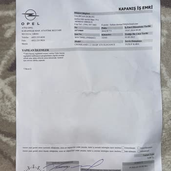 Opel Crossland'da Sürekli Motor Arızası Ve Yakıt Kaçağı Sorunu