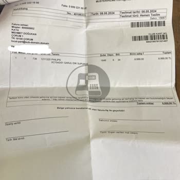 Philips Şarjlı Süpürgede İade Veya Değişim Talebi