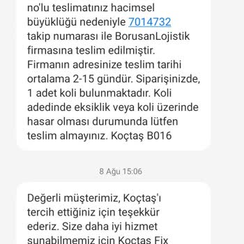 Koçtaş'ta Uzayan İade Süreci Ve Müşteri Mağduriyeti