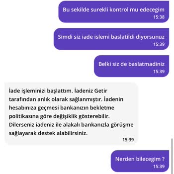 Yanlış İade Ve Güven Sorunu
