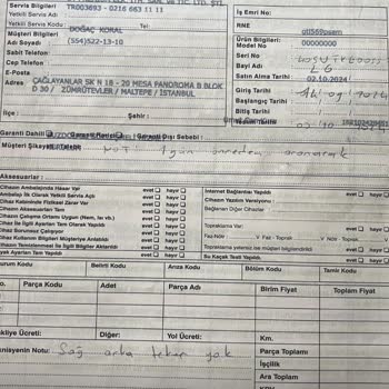 Yeni Buzdolabı Ayıplı Geldi, Değişim Reddedildi