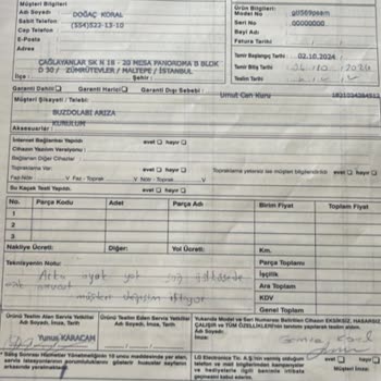 Yeni Buzdolabı Ayıplı Geldi, Değişim Reddedildi