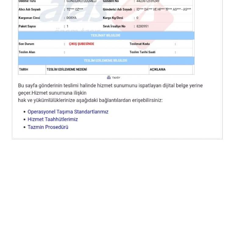 Aras Kargo Yüzünden Pasaport Krizi!