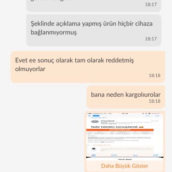 Trendyol'dan Alınan Kameranın İade Sürecinde Yaşanan Sorunlar