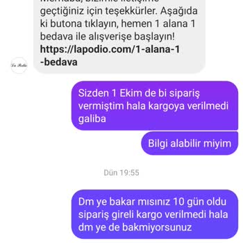 Siparişim Hala Kargoya Verilmedi Ve İletişim Kurulamıyor