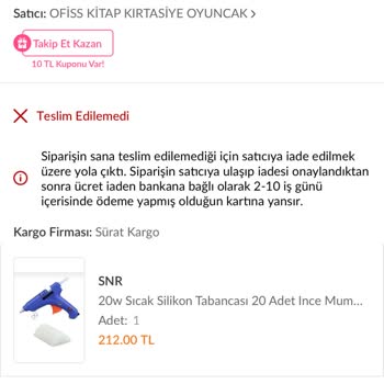 Sürat Kargo'nun İhmali: Kargolarım Teslim Edilmedi