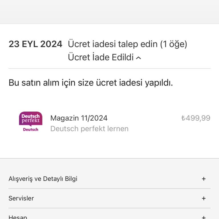 Apple Store İade Sorunu: Ücret Hesabıma Yatmadı