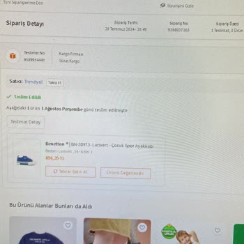 Trendyol'un Yetersiz İade Süreci Ve Benetton Ayakkabı Sorunu