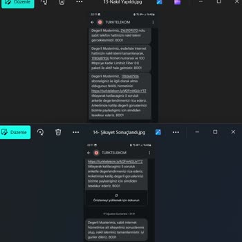 Türk Telekom Nakil Sürecinde Yaşanan Sorunlar Ve İletişim Problemleri