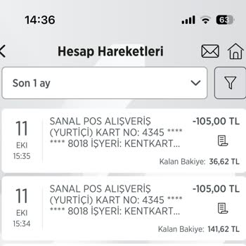 Yozgat Kentkart'ta Çifte Kesinti Sorunu