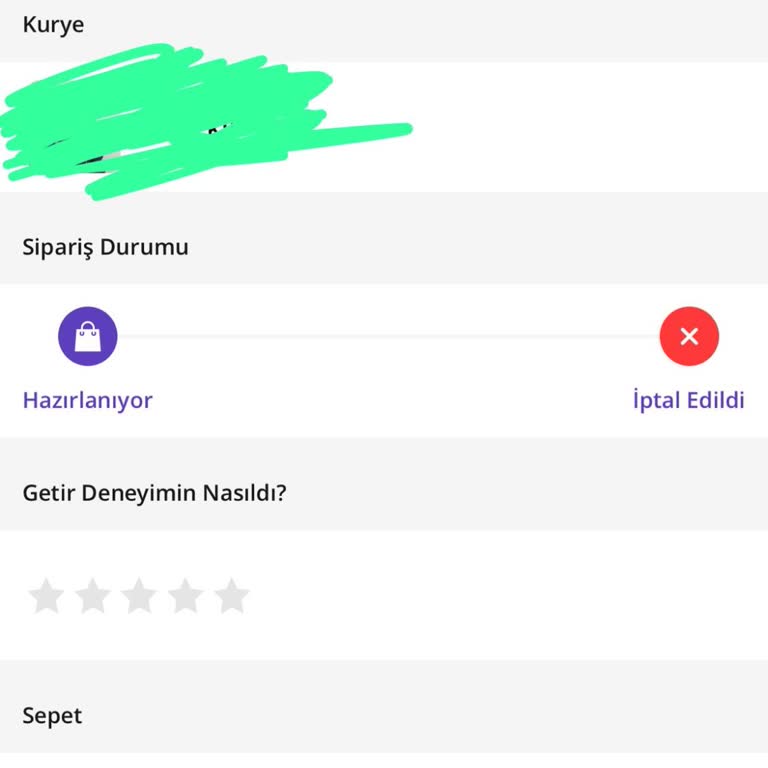 Adres Hatası Nedeniyle İptal Edilen Siparişler