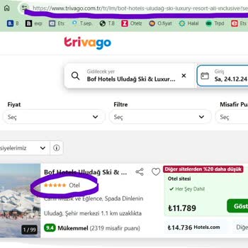Yanıltıcı Otel Bilgileriyle Güven Sarsan Platform: Trivago