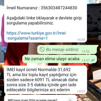 Şüpheli Çekiliş Ve Para Talebi