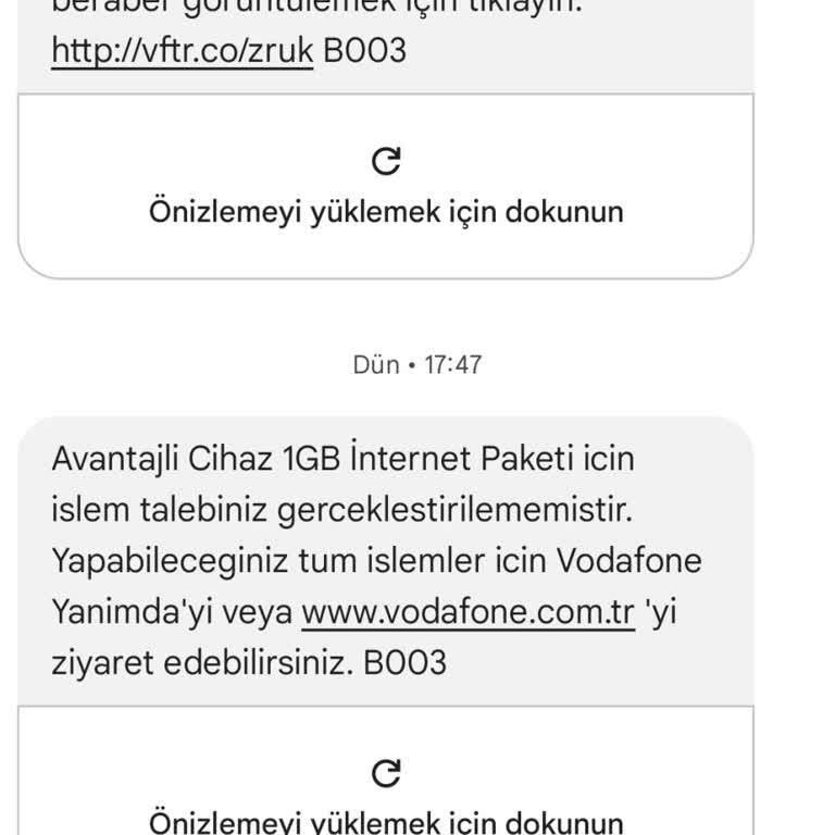 Yanlışlıkla Yüklenen İnternet Paketi Ve Teslim Edilmeyen Cihaz Sorunu