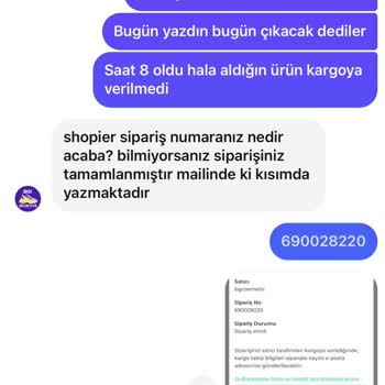 Siparişimin Gönderilmemesi Ve İletişim Eksikliği